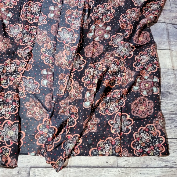 Lane Bryant Floral and paisley duster cardi one sz - Picture 4 of 8